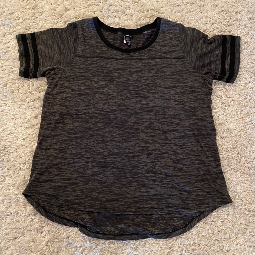 Gray Burnout Tee
